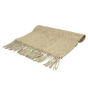 HERMES - Beige Cashmere Scarf